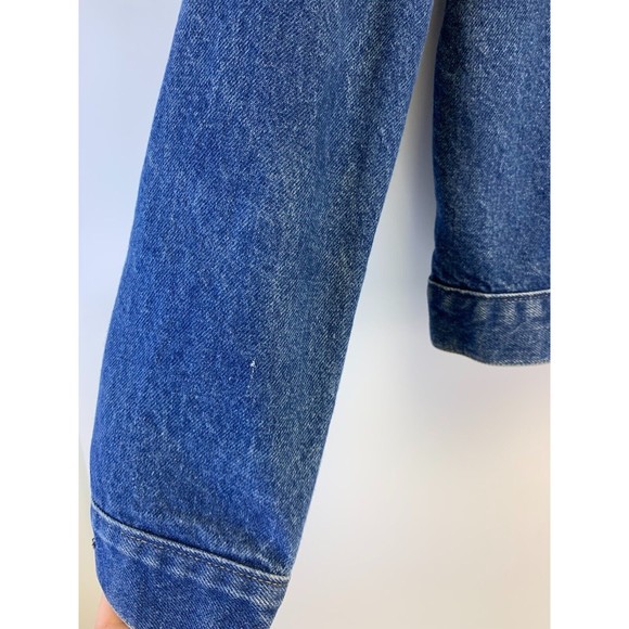 Levi Strauss 71205 Denim Trucker Jacket Button Jean Med Wash Collared Mens 42 L - Picture 2 of 9